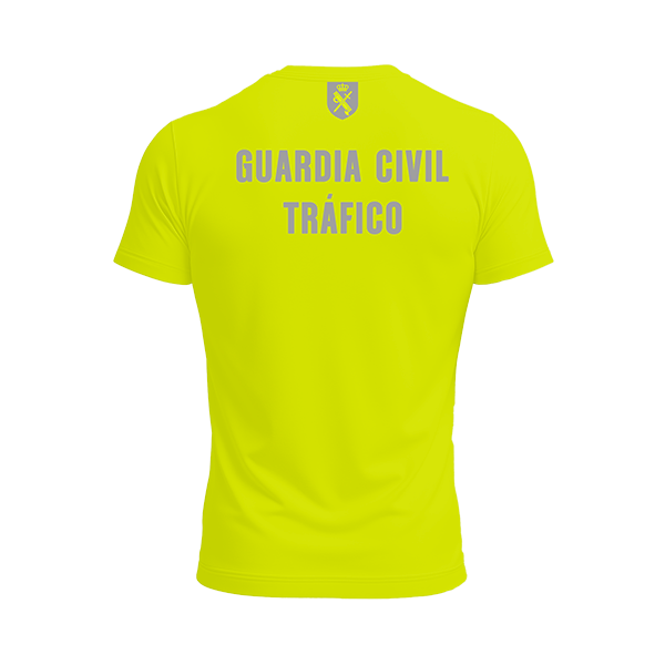 Camiseta Guardia Civil Tráfico Algodón Marcaje Reflectante - Imagen 3