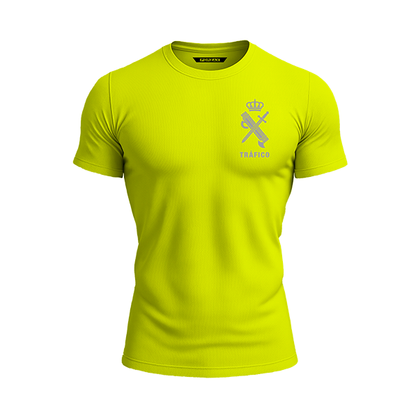 Camiseta Guardia Civil Tráfico Algodón Marcaje Reflectante - Imagen 2